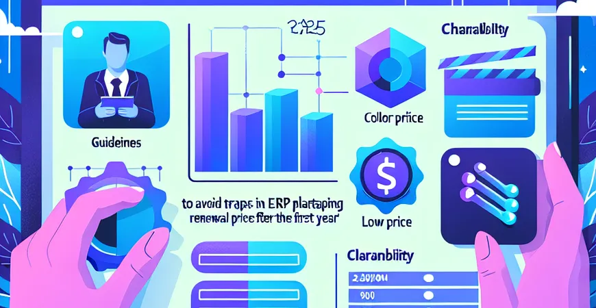  2025年ERP平台价格避坑指南：警惕“首年低价”后的续费涨价陷阱  